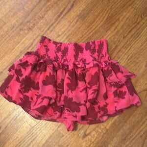 Do+Be skirt/ shorts, small, pink